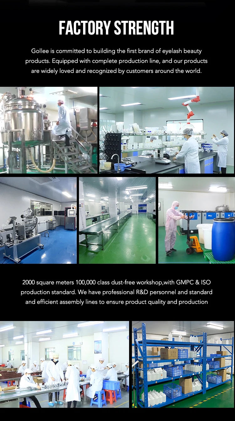 Gollee Classic Black Natural Lash and brow Tinting Set Lasting Waterproof Eyelash Fast Tint Kit Enhancers Easy Dye Makeup Tools