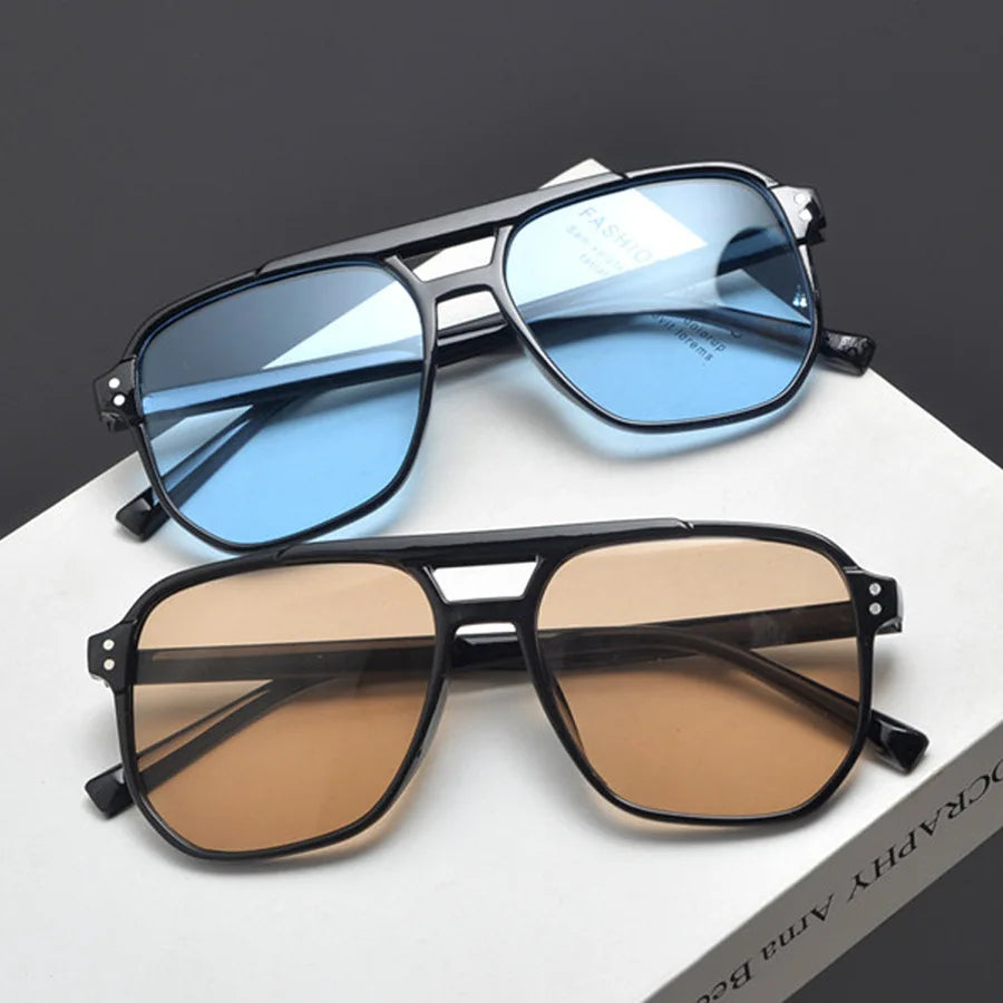 Luxury Brand Square Sunglasses Women Men Fashion Classic Sun Glasses Female Male Designer Mirror Outdoors Travel Shades Очки
