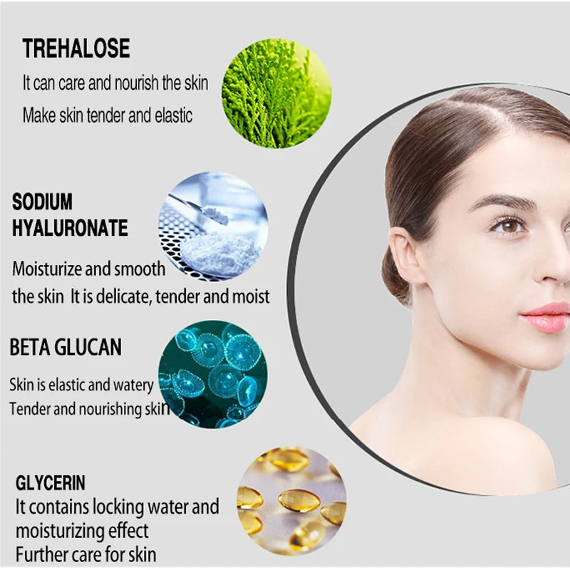 Snail Essence Net Facial Muscle Black Mask Moisturizing Exfoliating Skin Care Collagen Face Disposable Korean Cosmetics 1pc