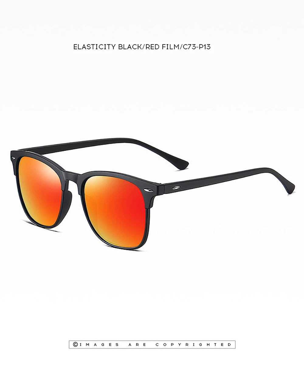 Men Polarized Sunglasses Mirror Eyeglasses Women Square Sport Sunglasses Male UV400 Driving Fishing Camping Sun Glasses Eyewear