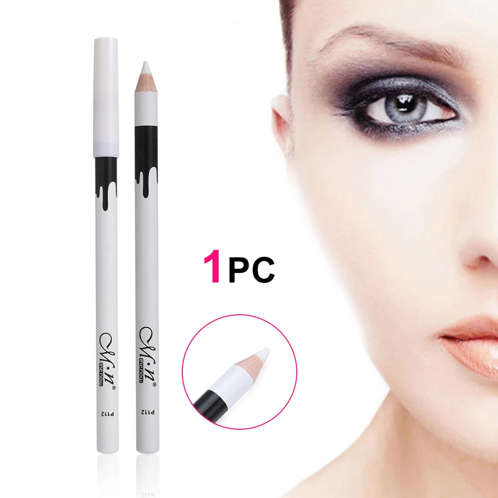 1/3/5Pcs New White Eyeliner Makeup Smooth Easy to Wear Eyes Brightener Waterproof Fashion Eyes Liner Pencils Eye Makeup Tool