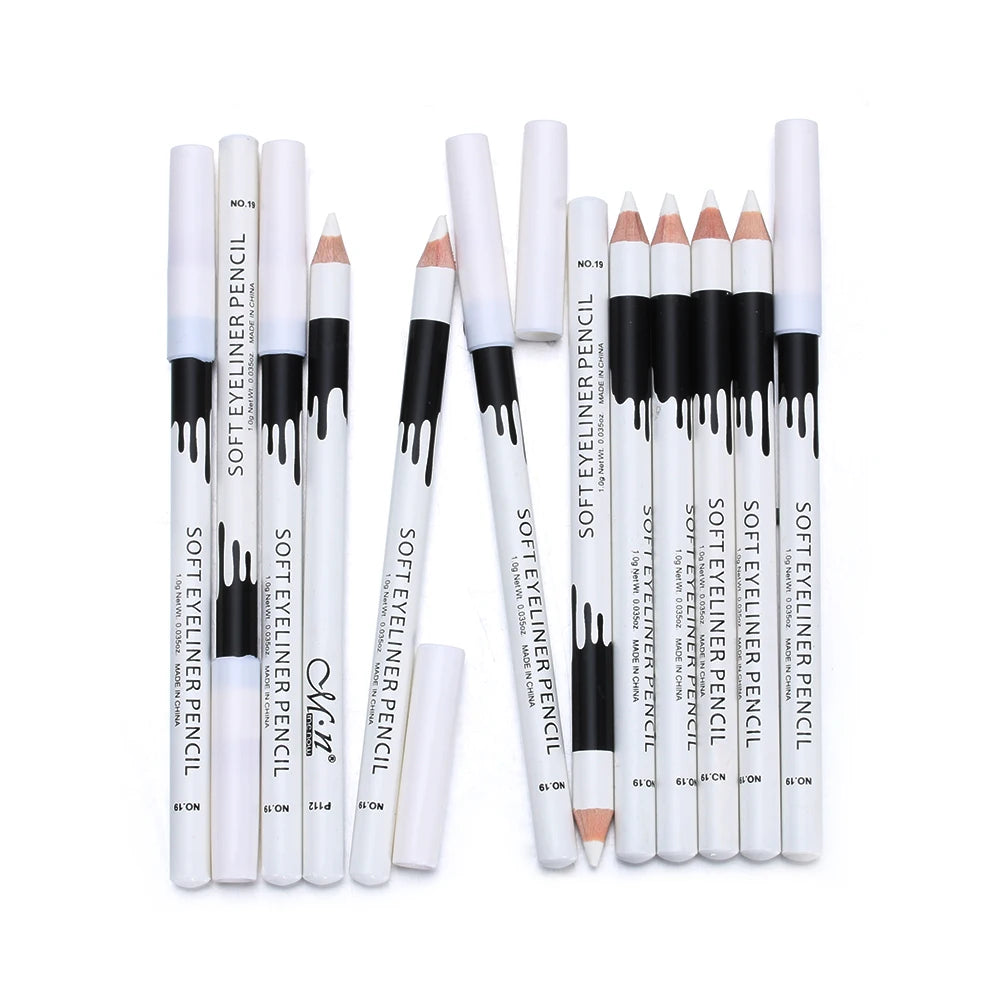 1/3/5Pcs New White Eyeliner Makeup Smooth Easy to Wear Eyes Brightener Waterproof Fashion Eyes Liner Pencils Eye Makeup Tool