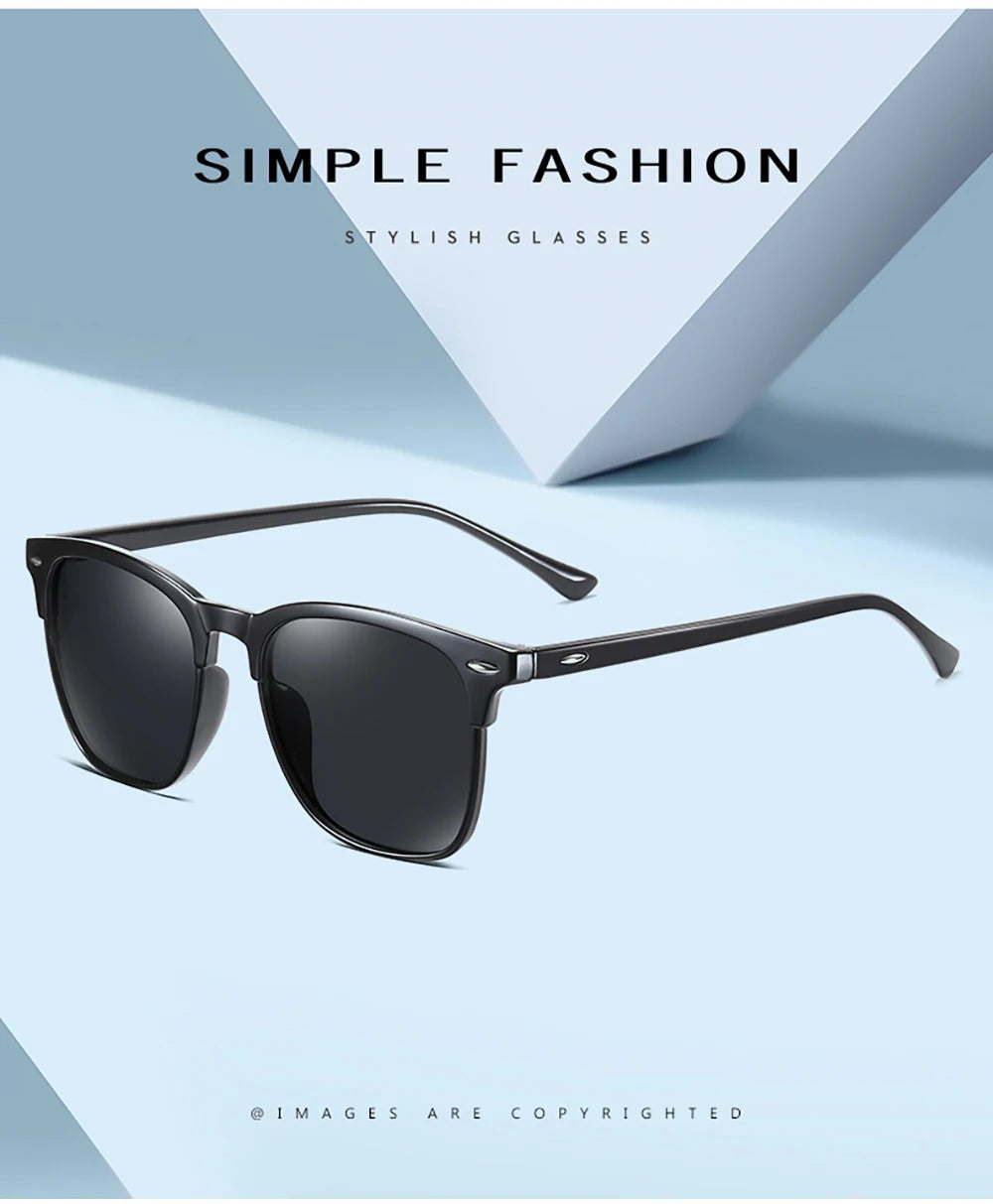 Men Polarized Sunglasses Mirror Eyeglasses Women Square Sport Sunglasses Male UV400 Driving Fishing Camping Sun Glasses Eyewear