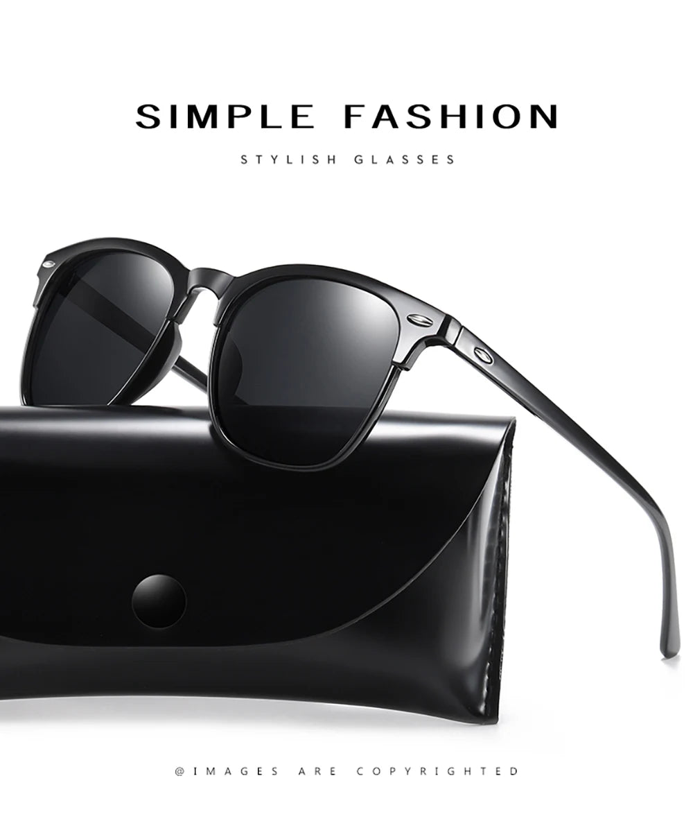 Men Polarized Sunglasses Mirror Eyeglasses Women Square Sport Sunglasses Male UV400 Driving Fishing Camping Sun Glasses Eyewear