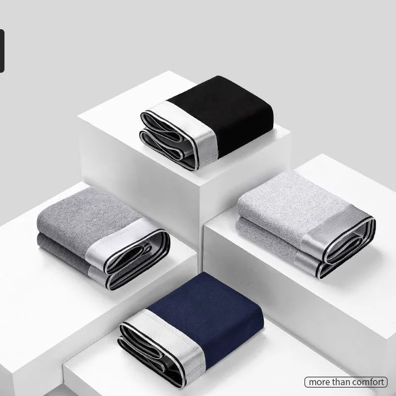 New Men's Underwears Men Panties Boxers Breathable Sexy Male Boxer Solid Underpants Comfortable Plus Size  Mens Underwear Boxers