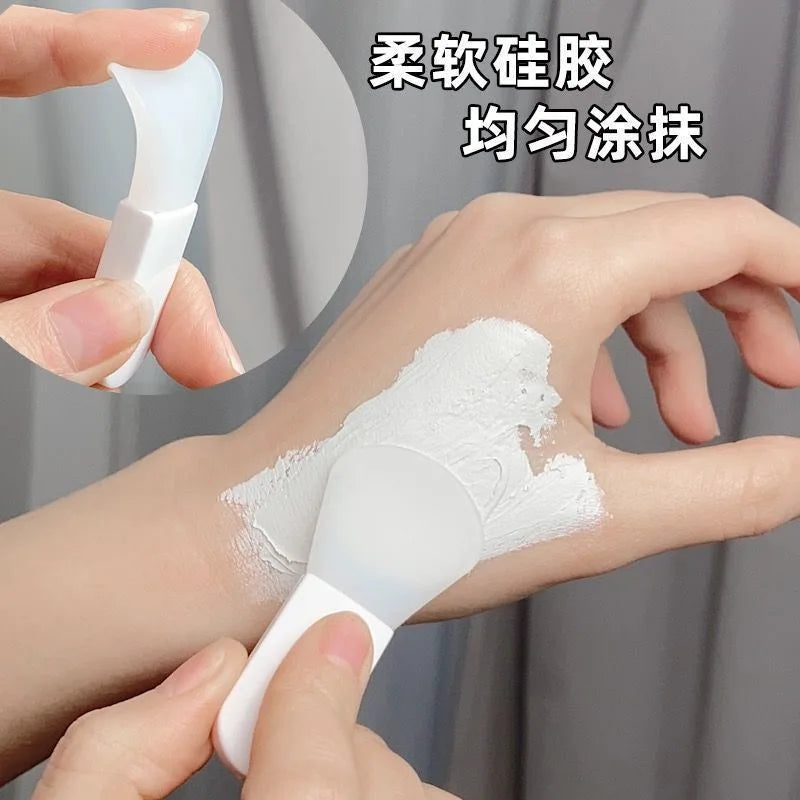 Mask Applicator Brush Soft Silicone Brush, Mini Makeup Spatula Facial Beauty Tool Set, Facial Mud, Makeup Mask Brush
