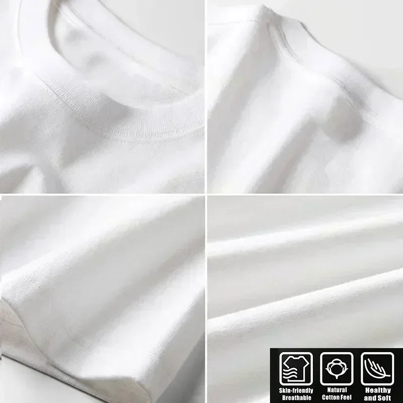 Men's trendy short-sleeved T-shirt with eye-catching letter prints and a slim fit highlights the figure. Casual yet fashionable