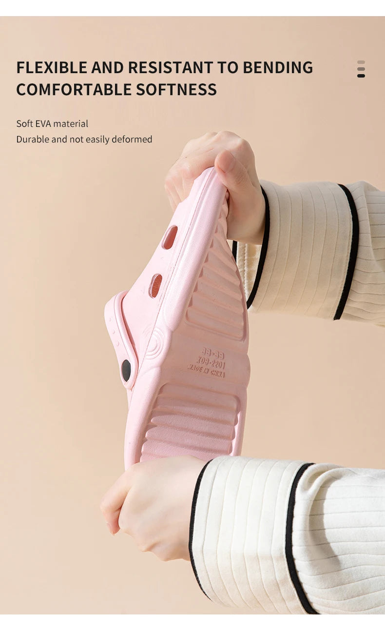 Cave shoes for women  new summer home decor  EVA anti slip beach wearing outdoor sandals women's garden shoes