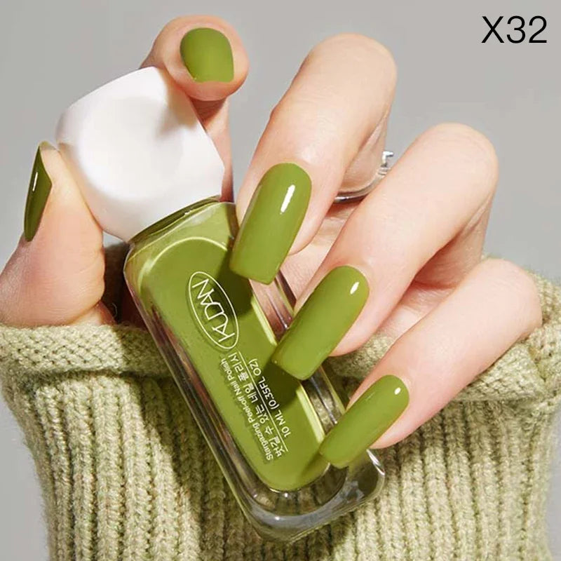 10ml Peel Off Water-Based Starry Nail Polish Fast Drying Long-Lasting Healthy And Brightening Effect No Need Lamp Cure