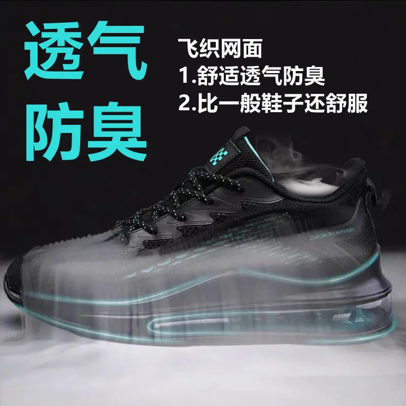 Men's Sneakers 2025 Fashion Non-slip Shock-absorbing Sports Running Shoes Man Lightweight Breathable Training Shoes Tennis Shoes