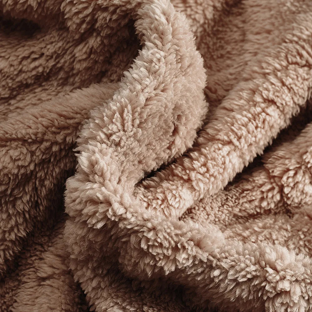 Autumn and winter leisure men's high street jacquard double-sided velvet hooded sports trend pullover sweater jacket