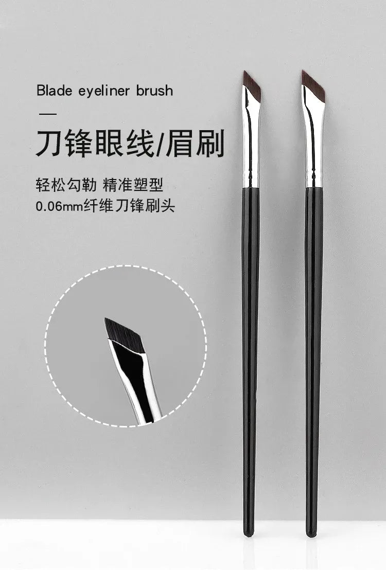 Upgrade Blade Eyeliner Brush Ultra Thin Fine Angle Flat Eyebrow Brush Liner Brow Place Makeup Brush Precise Detail Brush