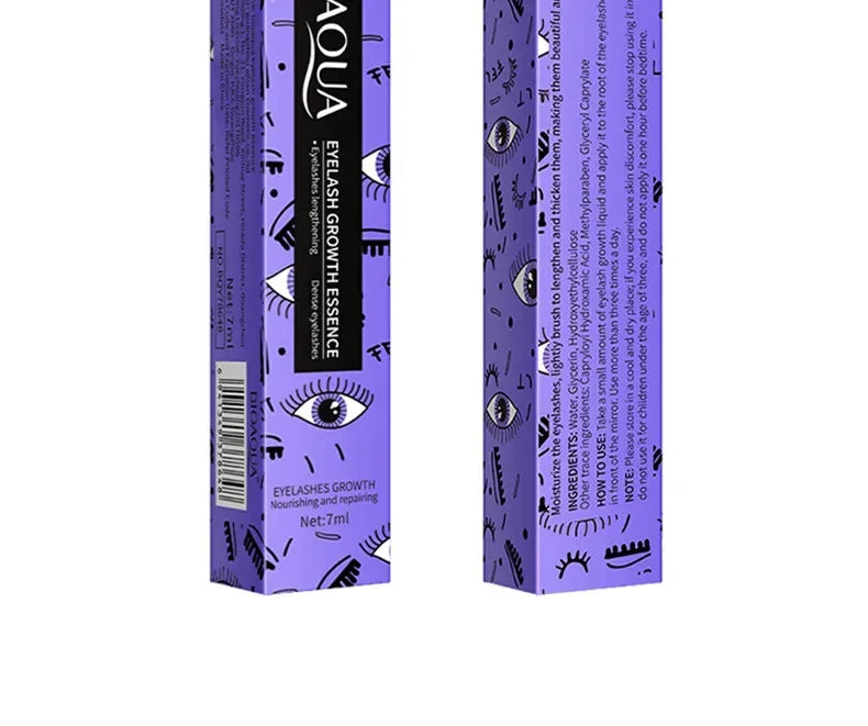 Fast Eyelash Growth Serum 7 Days Natural Eyelash Enhancer Longer Fuller Thicker Curling Lash Treatment Eye Care Products Makeup