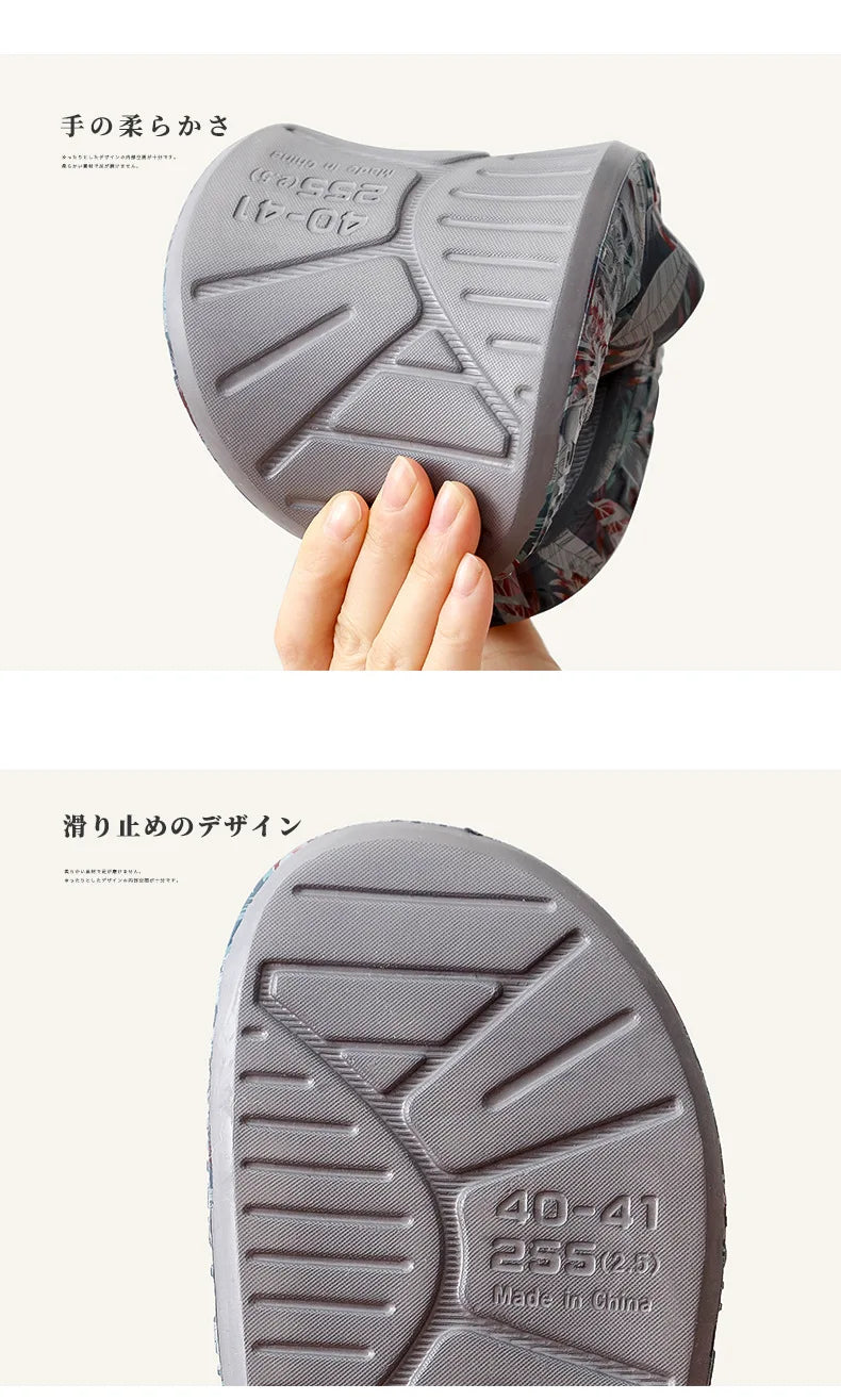 Men Shoes Summer Slippers 2023 New Beach Sandals Male Casual Flat Non-slip Breathable Light Home Slides Chanclas Mujer