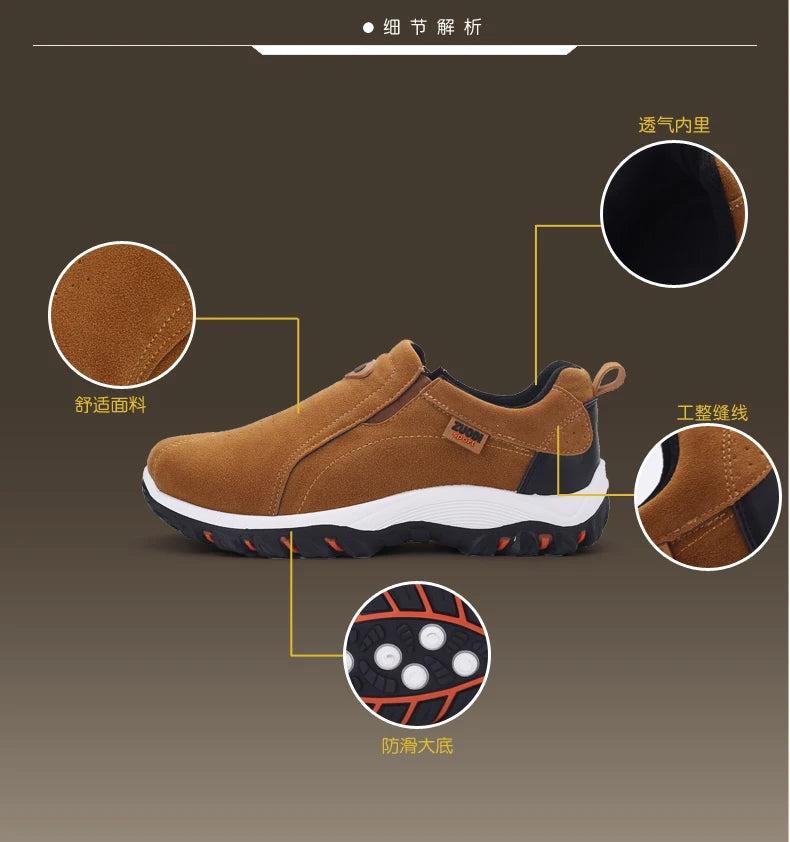 Men Hiking Shoes New Outdoor Casual Sneakers Comfortable Lightweight Shoes for Men Flats Large Sized 48 Walking Sneakers