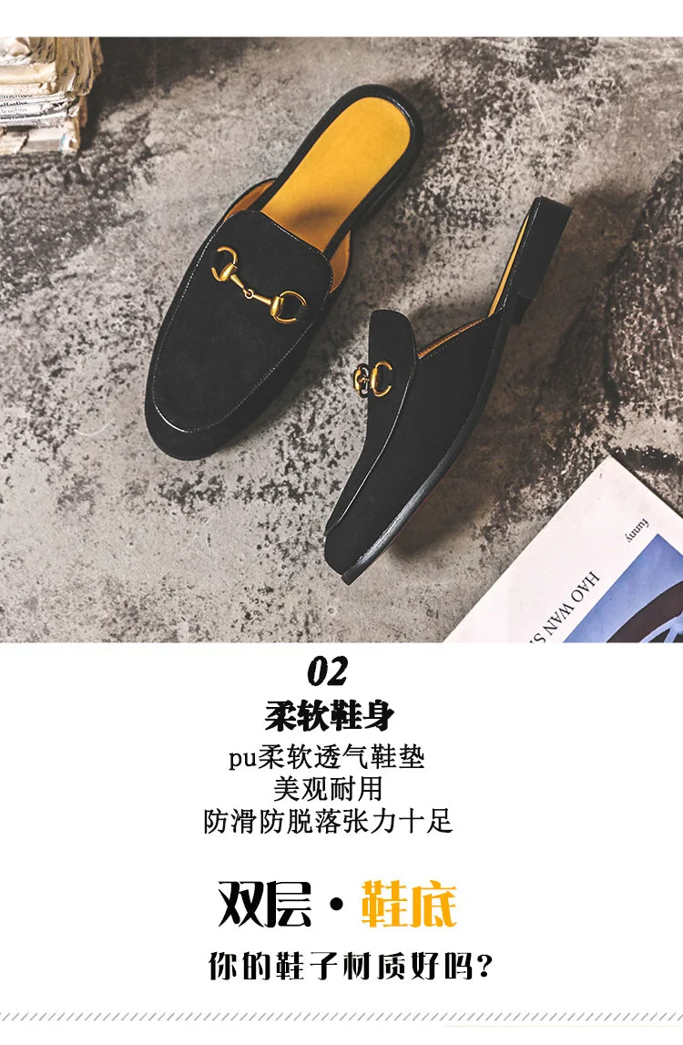 Fashionable Waterproof Trendy Flats Men's Shoes 2025 Summer New Lazy Woman's Footwear Outer Wear Кросовки Для Подростков