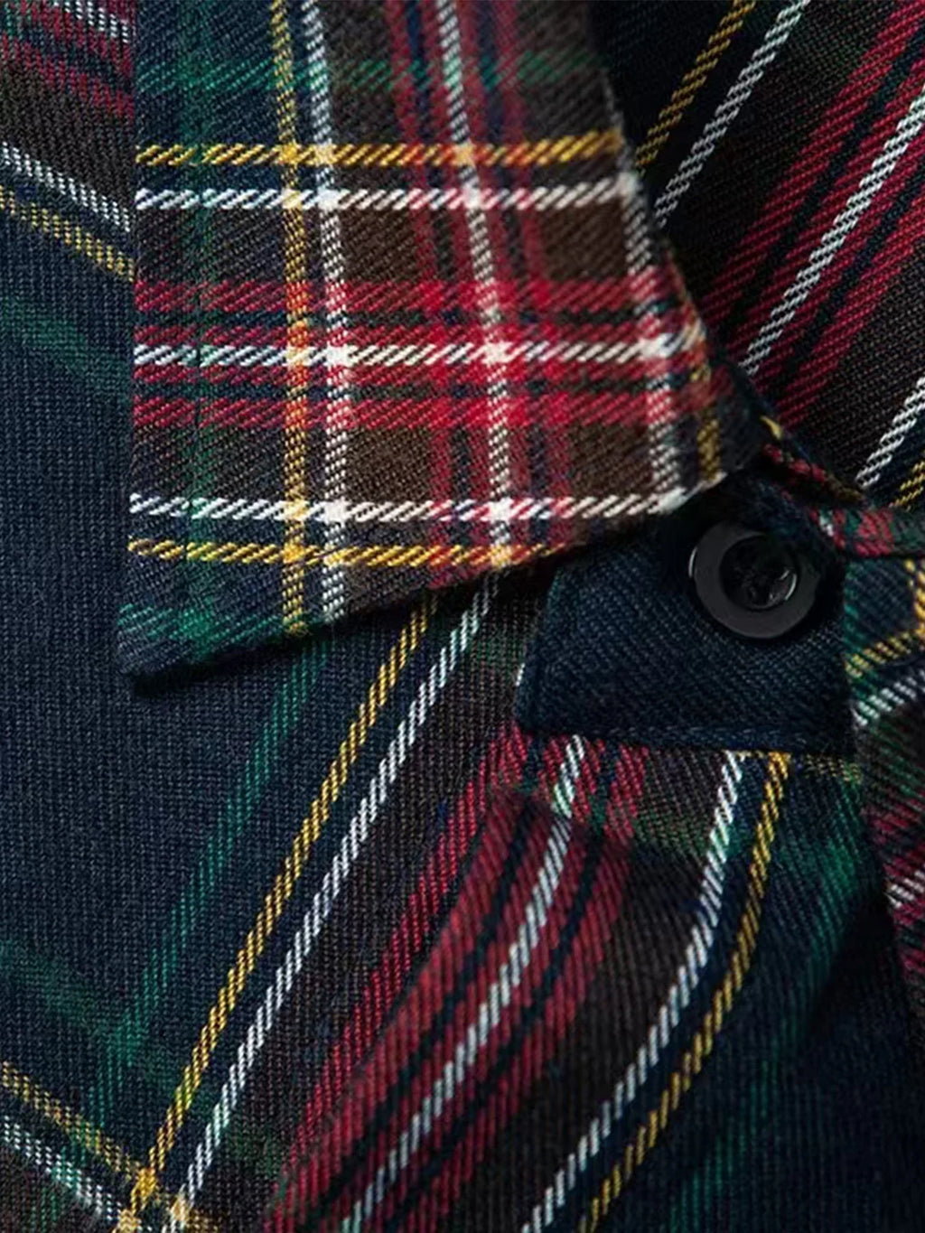 Men's Hong Kong-style plaid shirt, long sleeve, spring and autumn, stylish and high-end long-sleeve plaid shirt, trendy checkere