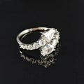 2024 New Arrival Unique Design Silver Color Adjustable Fashion Ring for Women Valentine's Day Gift Jewelry R8405