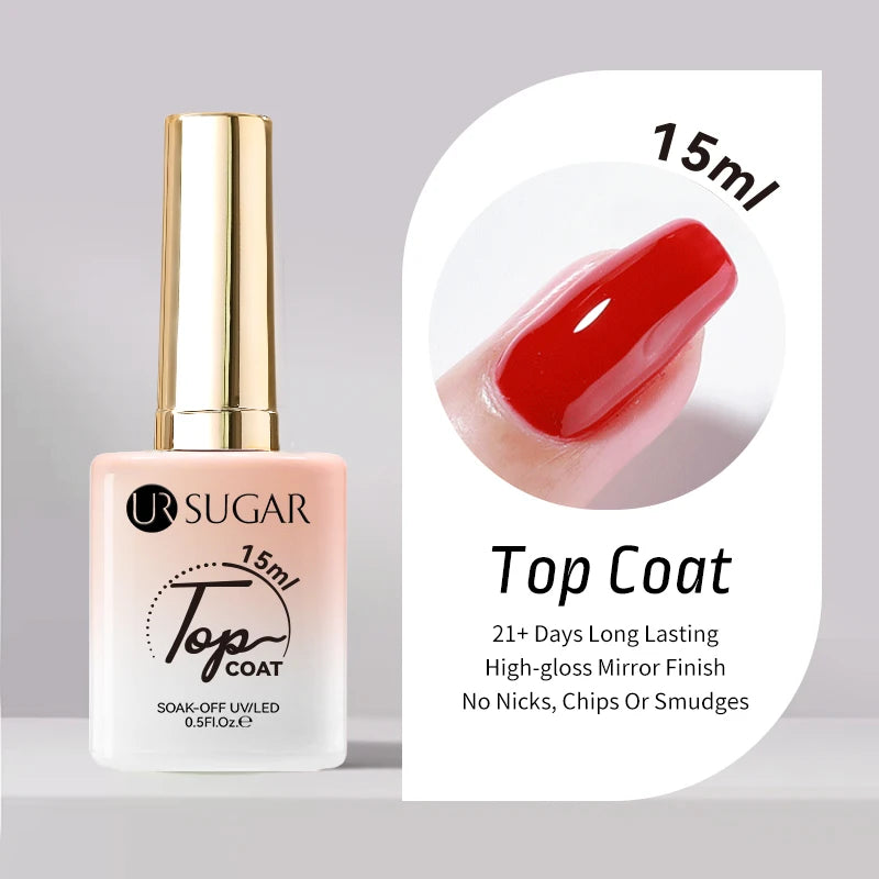 UR SUGAR 15ml Blood Red Jelly Gel Nail Polish Translucent Color Crystal Nude Gel Nail Art Varnish For Fall Winter Manicure