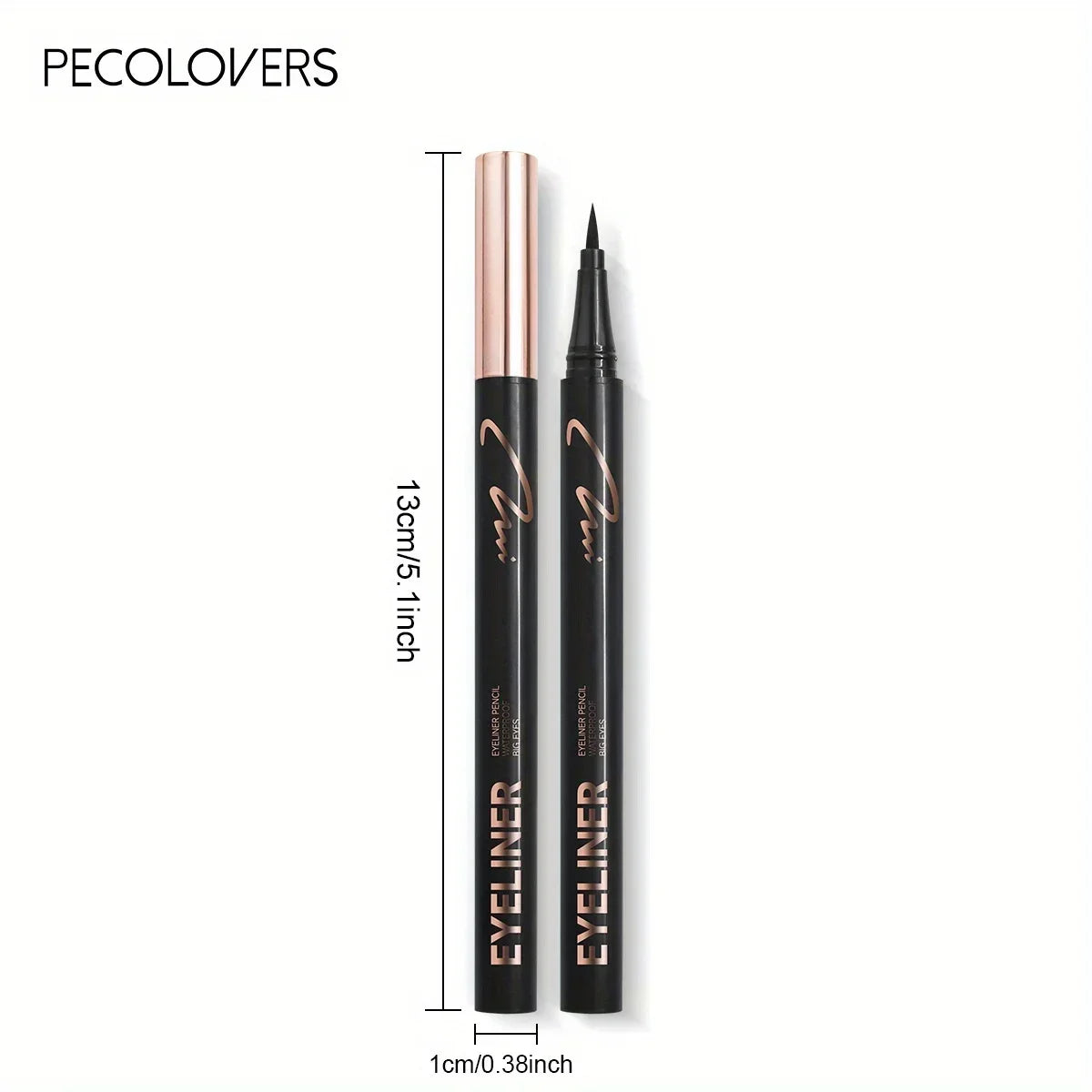 1 Pc Eyeliner Liquid Pen Waterproof Quick Drying Smooth Makeup Beauty Matte Eyeliner Stamp Eye Pencil