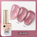 UR SUGAR 15ml Blood Red Jelly Gel Nail Polish Translucent Color Crystal Nude Gel Nail Art Varnish For Fall Winter Manicure