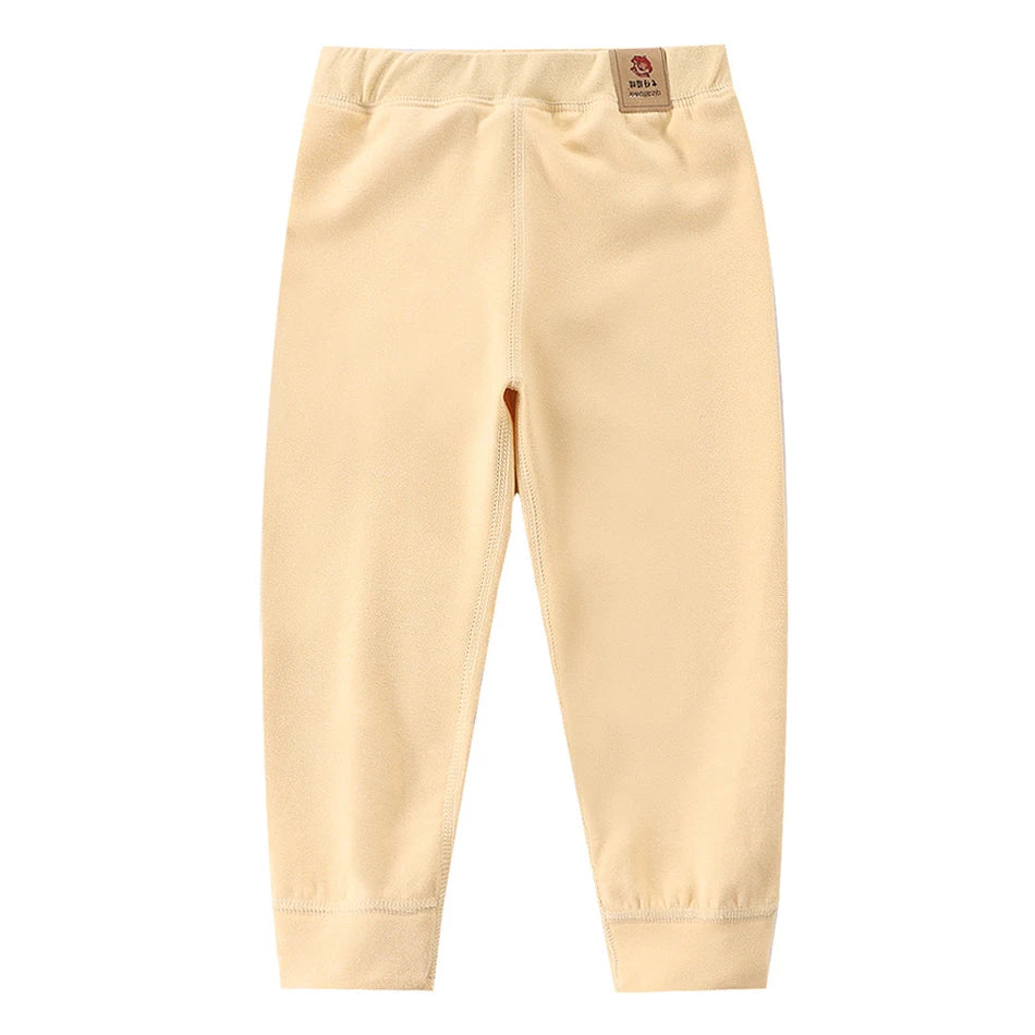 Children Fleece-lined Pants for Teenager Boys Girls Warm and Cozy Elastic Winter Bottoms Clothes Suitable for Autumn and Winter