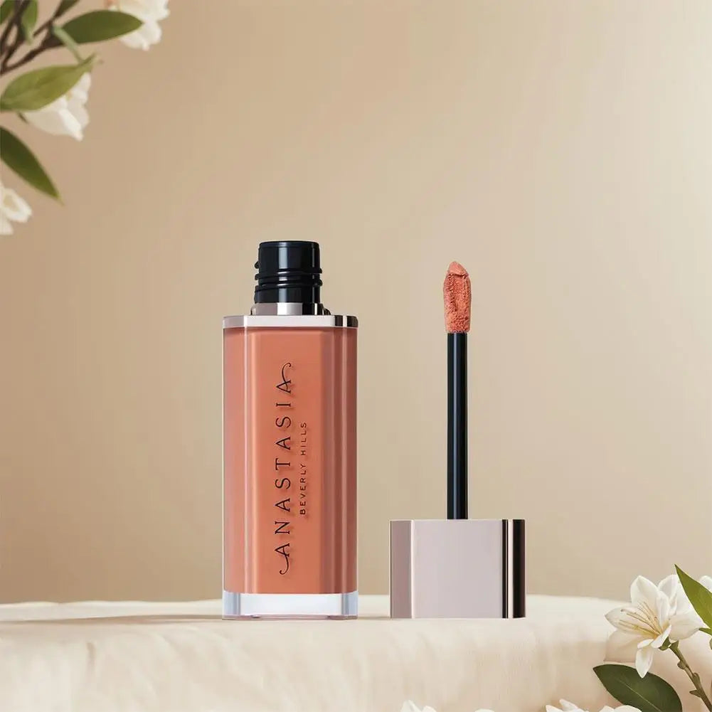 Matte Nude Liquid Lipstick 4 Colors Peachy Velvet Waterproof Non Stick Cup Hydrating Long Lasting Lip Glaze Makeup Cosmetics