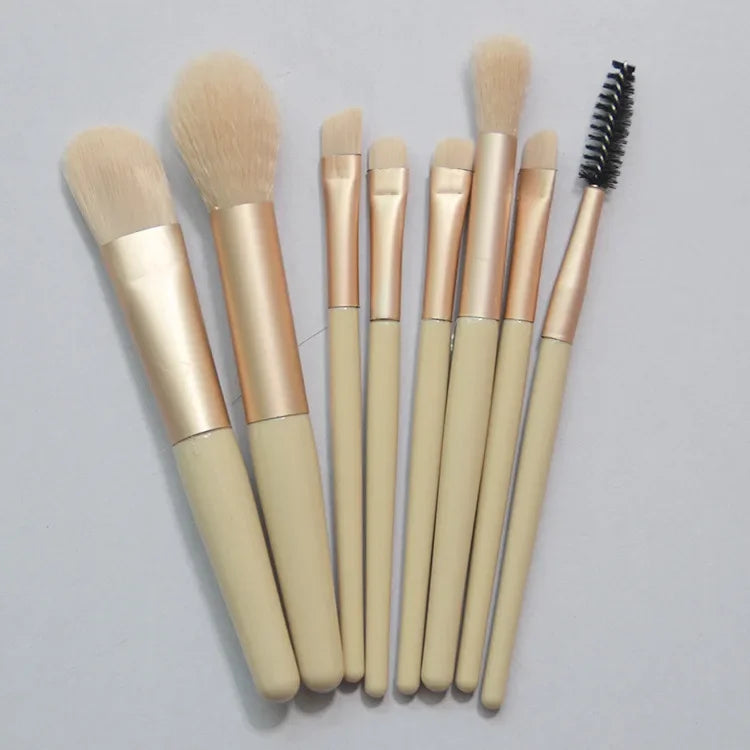 8Pcs Portable Makeup Brush Eyeshadow Foundation Blending Make up Soft Fluffy Cosmetics Concealer Makeup Brush Make Up Supplies