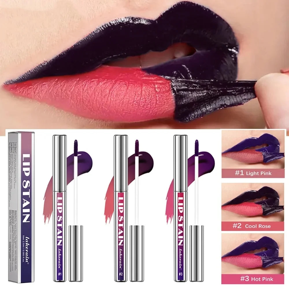 Waterproof Long Lasting Lip Inks Matte Lip Tint Peel Off Matte Lips Stick Liquid Lipstick Contour Tear-off Lips Stain Cosmetic