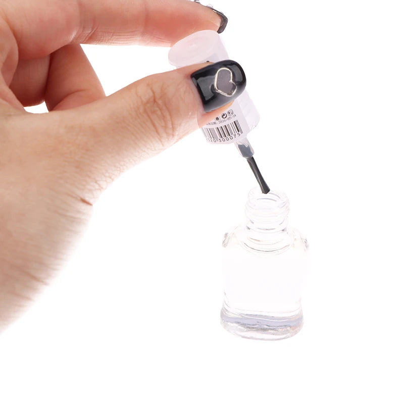 6ml Health Transparent Top Coat Clear Enhance Glitter Nail Polish Nail Art Armor Oil No-bake Long-lasting Quick-drying Oil