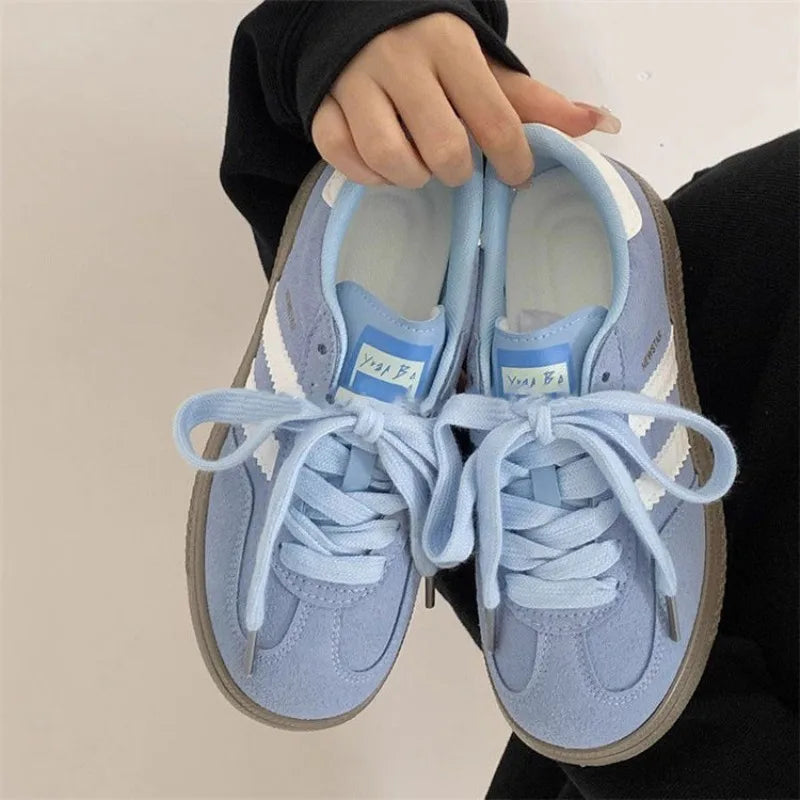 Women's Sneakers Fashion Lace Up Vulcanized Shoes Luxury Tennis Training Shoes for Women Casual Sports Running Shoe Ladies Shoes