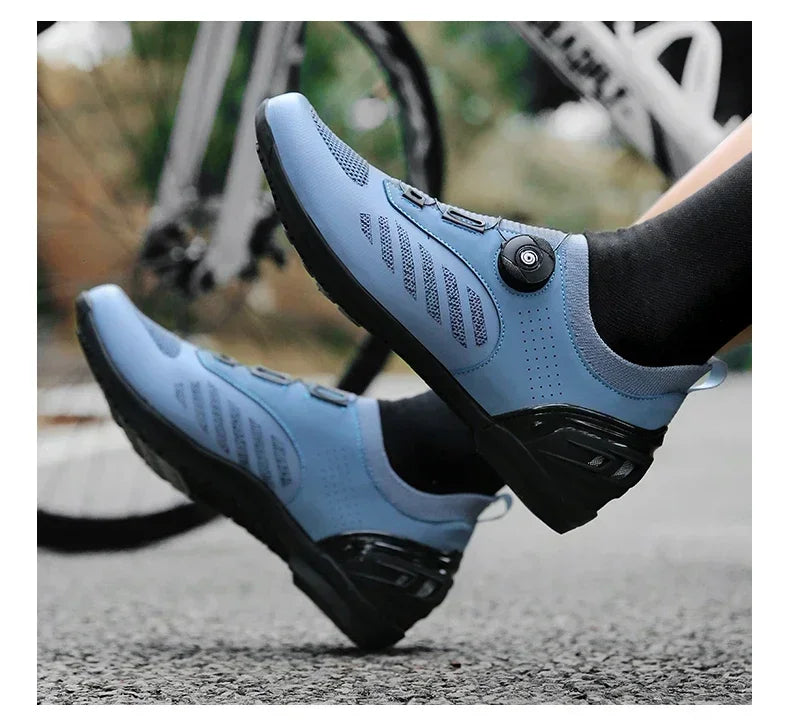 Cycling Sneaker MTB Men Sport Road Bike Boots Flat Racing Speed Sneakers Trail Mountain Bicycle Footwear Spd Pedal Cycling Shoes
