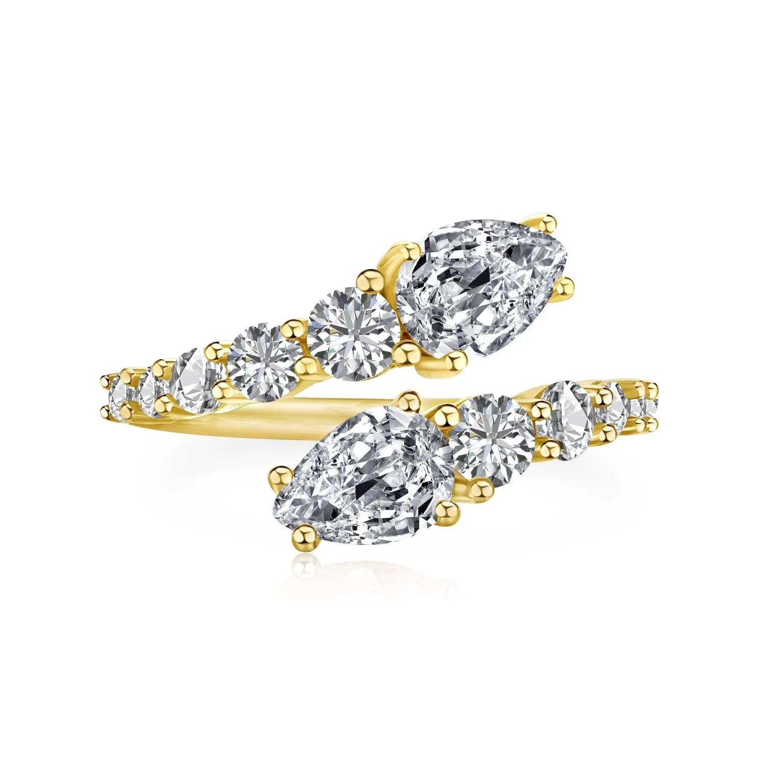 2024 New Arrival Unique Design Silver Color Adjustable Fashion Ring for Women Valentine's Day Gift Jewelry R8405