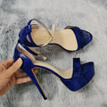 Women Sandals Sexy Serpentine Open Toes Buckle Strap Sandal 14cm Supper High Heels Nighclub Platform Party Dress Wedding Shoes