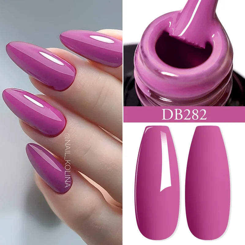 Mtssii 6ML Chocolate Color Gel Nail Polish Brown Semi Permanent UV Gel Autumn Winter Popular Soak Off Nail Art Gel Varnishes