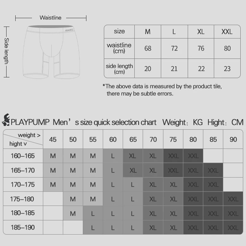 ADANNU Summer Ice Silk Men Underwear Sexy Transparent Gays Man Boxer Underpants Ultra-thin Sports Men's Panties Sissy Man Boxers