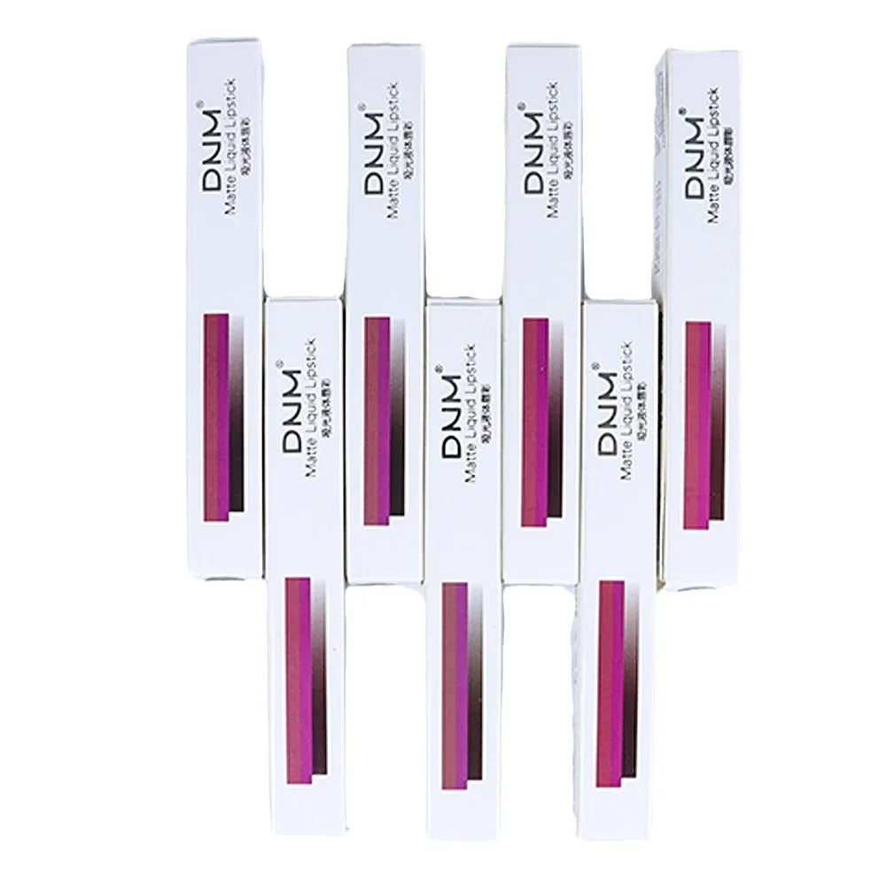 DNM 19 Colors Matte Lip Gloss Waterproof Long-lasting Non-fading Lip Glaze Multi-color Non-stick Cup Lipstick Lipgloss