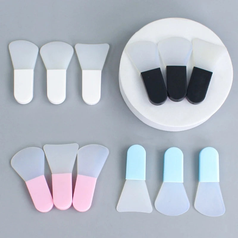 Mask Applicator Brush Soft Silicone Brush, Mini Makeup Spatula Facial Beauty Tool Set, Facial Mud, Makeup Mask Brush