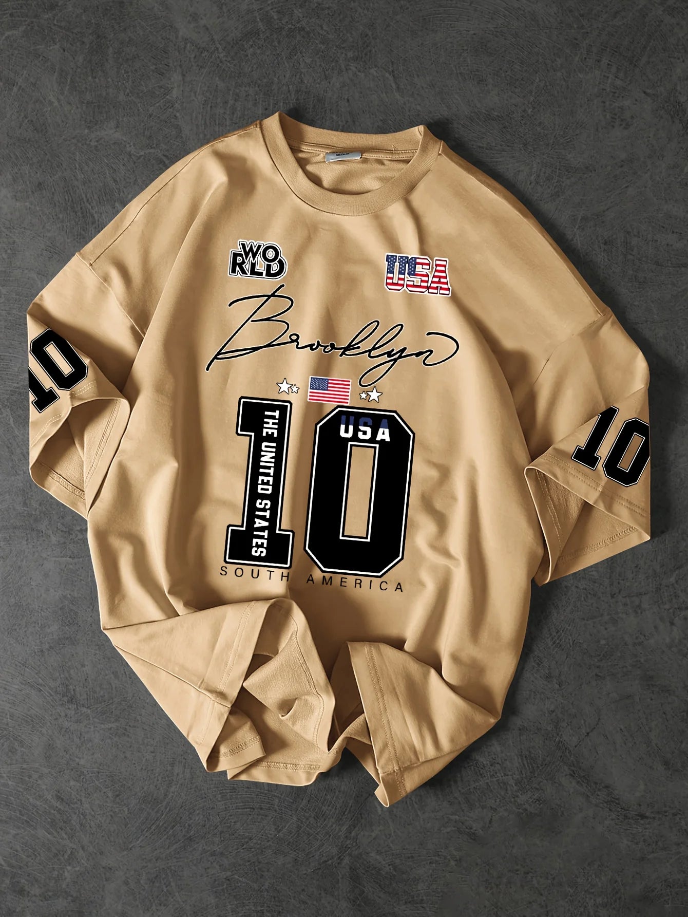 2025 Summer New Men's T-shirt Casual sporty breathable lightweight digital print Men's T-shirt