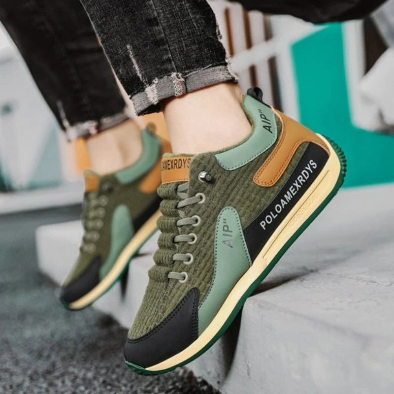 Sneakers Platform Shoes for Men Luxury Brand Chunky Sneakers Breathable Casual Men Vulcanize Shoes 2025 New Designer Ankle Shoes