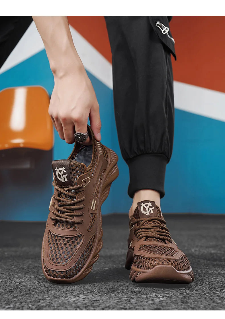 Casual Sneaker Men's Sandals Shoes for Men Soft and Comfortable Non-Slip Thick Bottom Wear-resistant Ventilate Flat Sandals