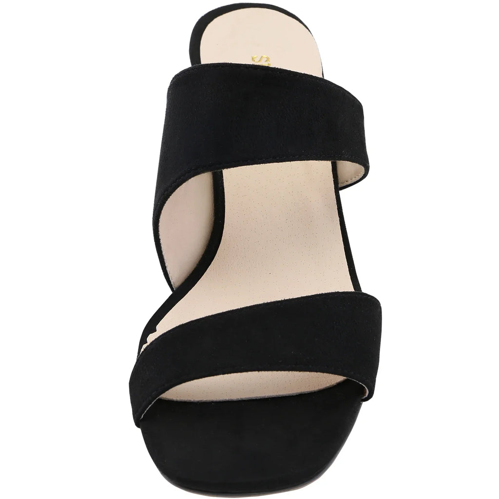 Women Low Chunky Sandals Fashion Sexy Comfort Open Toe 5cm Thick Heel Ship on High Heels Party Dress Girl Slipper Wedding Shoes