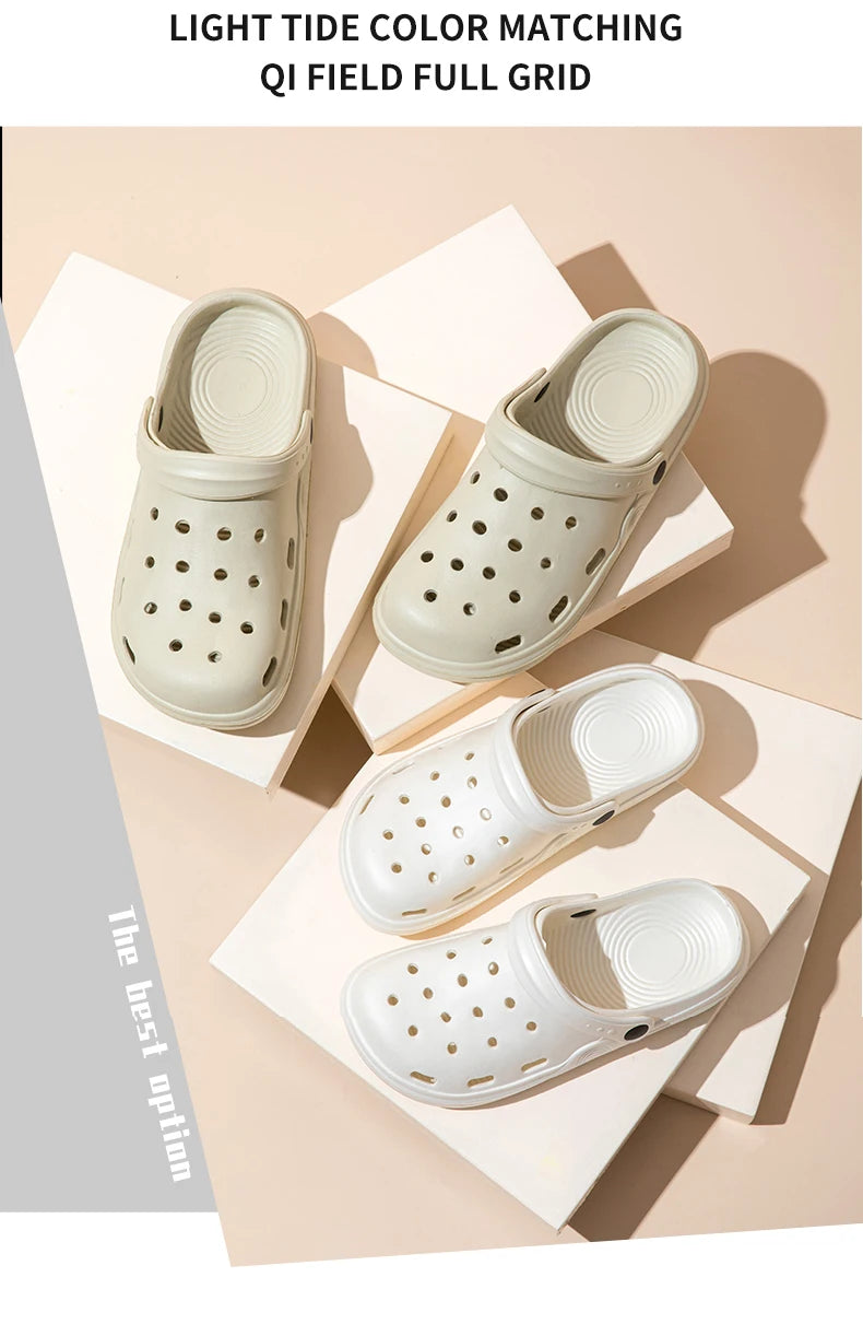 Cave shoes for women  new summer home decor  EVA anti slip beach wearing outdoor sandals women's garden shoes