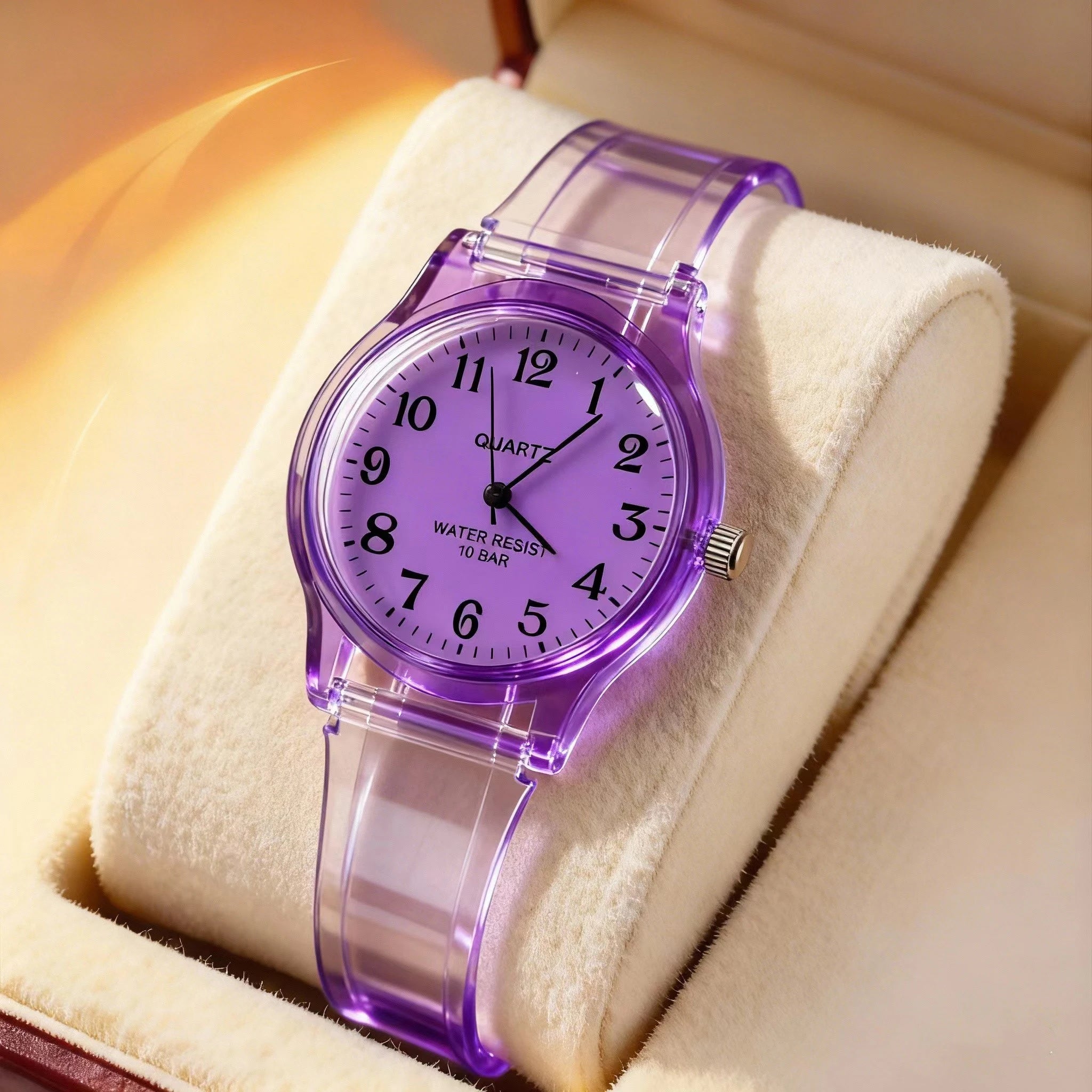 New simple silicone Brand WOKAI Casual Quartz Watch Women Crystal Silicone Watches Relogio Feminino Wrist Watch Hot sale