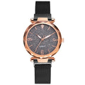 Women Watch  Top Brand Luxury Magnetic Starry Sky Lady Wristwatch Mesh Female Clock Rose Gold Relogio Feminino