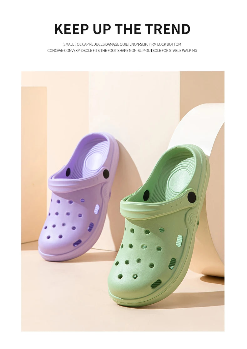 Cave shoes for women  new summer home decor  EVA anti slip beach wearing outdoor sandals women's garden shoes