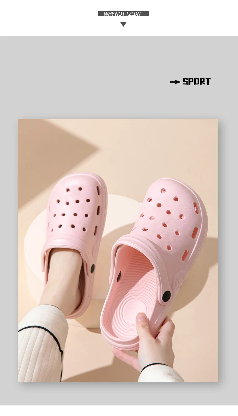 Cave shoes for women  new summer home decor  EVA anti slip beach wearing outdoor sandals women's garden shoes