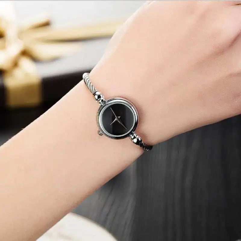 Automatic Watch Women Small Gold Bangle Bracelet Luxury Watches Stainless Steel Ladies Quartz Wrist Watch Brand Casual Women