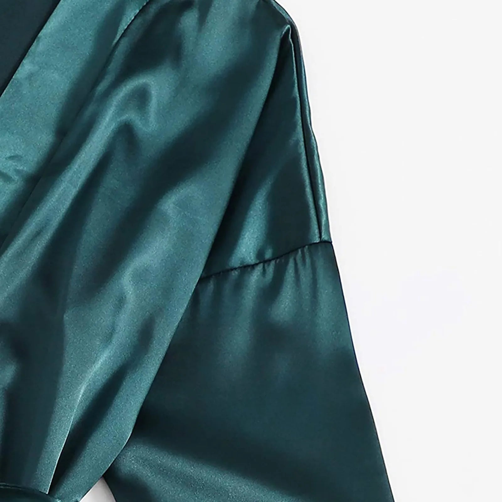 4-Piece Women Sexy Garter Lingerie Set Robes Lace Bodysuit Deep-V Neck Underwear