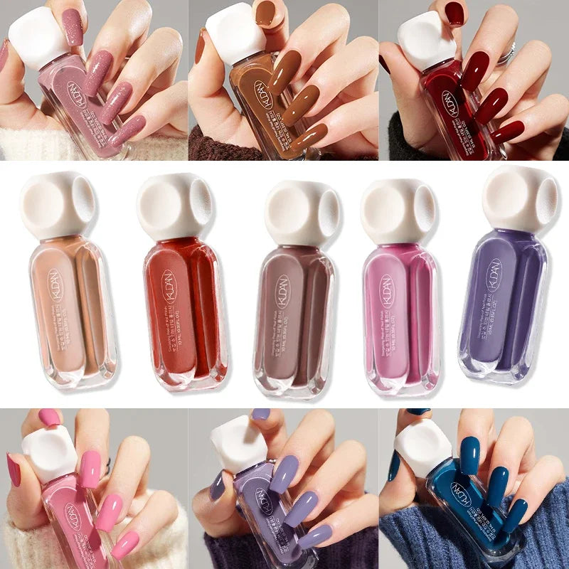 10ml Peel Off Water-Based Starry Nail Polish Fast Drying Long-Lasting Healthy And Brightening Effect No Need Lamp Cure